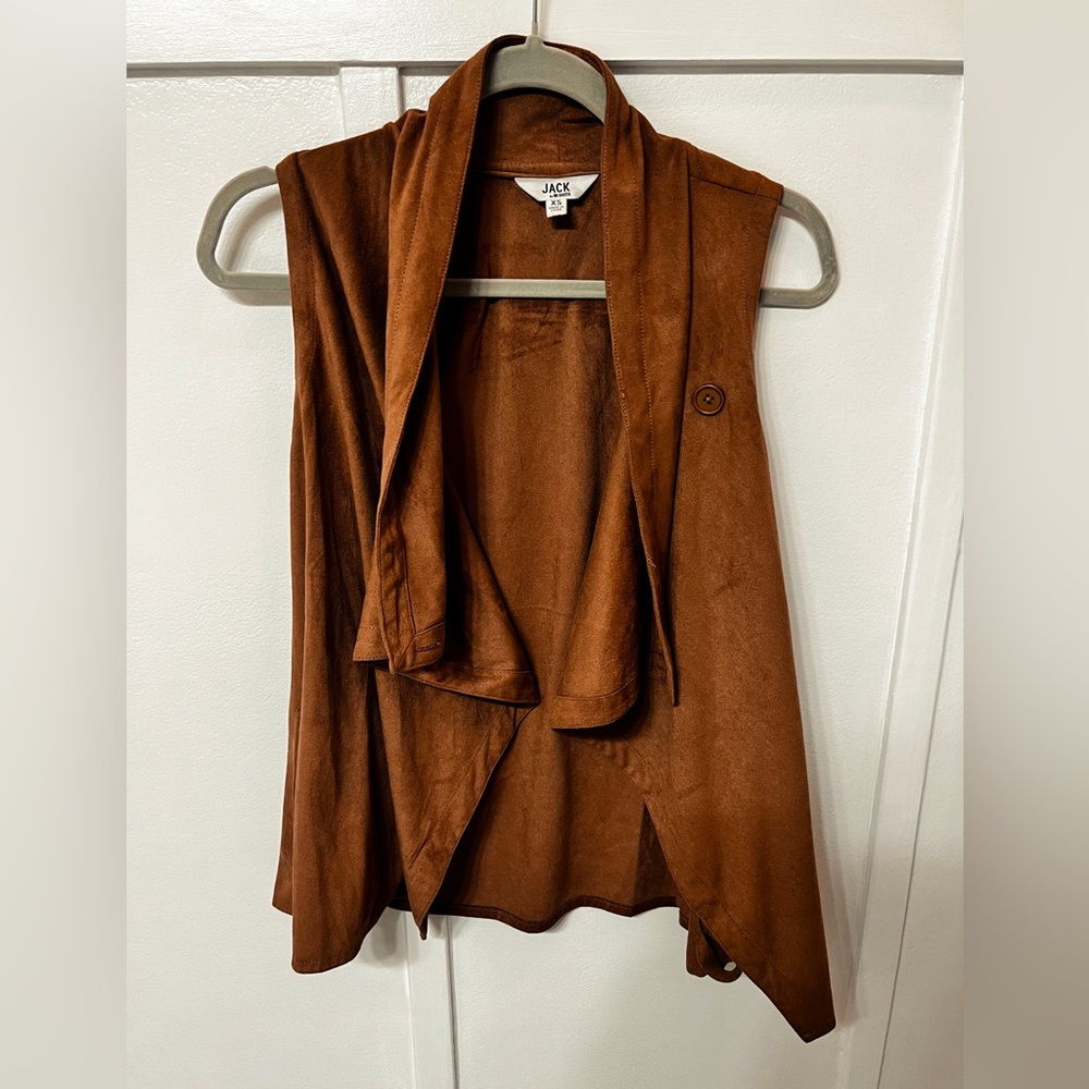 JACK by BB Dakota Faux Suede Vest